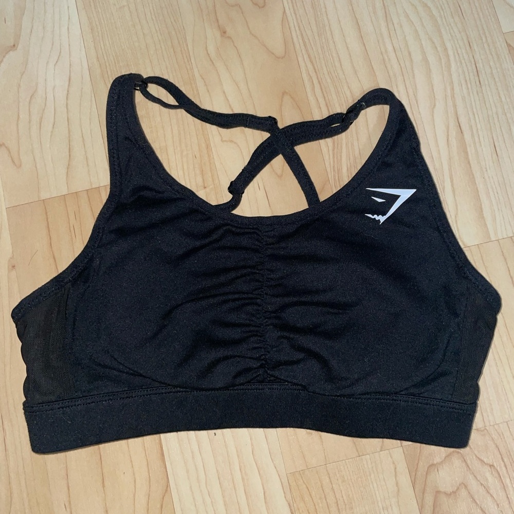 GymShark electric Black sports bra